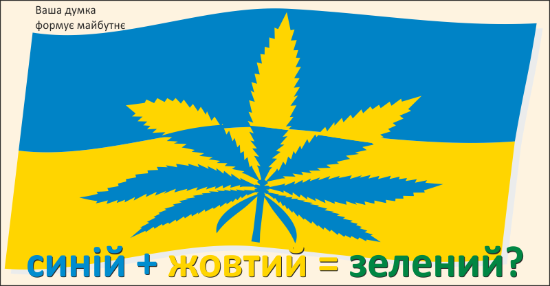 Опитування для українців про відношення до легалізації канабісу (марихуани).